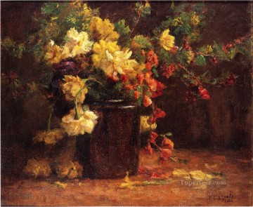  Flor Arte - Junio Gloria Theodore Clement Steele 1920 Flor impresionista Theodore Clement Steele